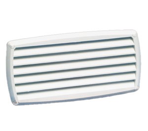 VENTILATSIOONIAVA KATE, 201 x 101 mm, VALGE