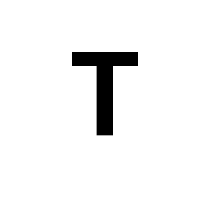 ISEKLEEPUV TÄHT, 20 cm, Täht T – изображение 2