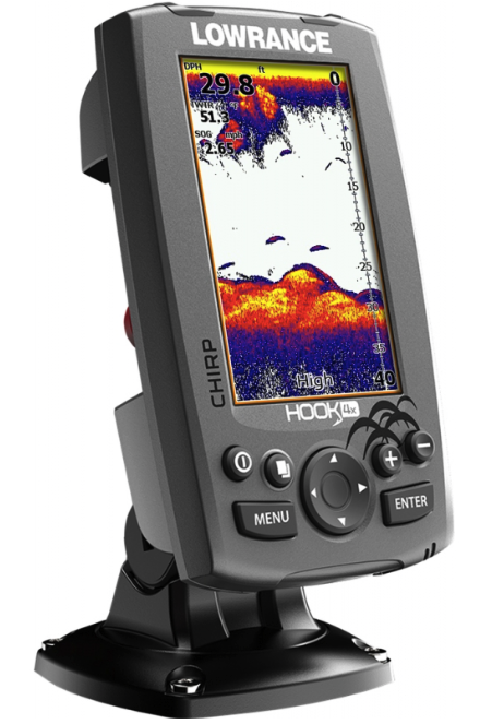 LOWRANCE HOOK-4x, CHIRP + DOWNSCAN™