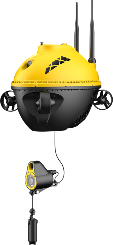 UNDERWATER DRONE CHASING F1 20M FLASH PACK