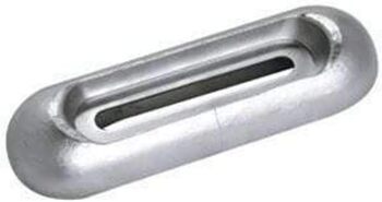 Foto - BOLT-ON BAR ANODE, ZINC, FAIRLINE, 200 x 65 x 32 MM, H.C.110