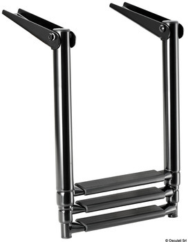 Foto - TELESCOPIC LADDER, 3 STEPS, 89 cm, BLACK