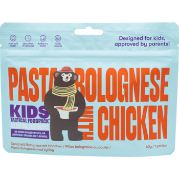 Foto - TACTICAL FOODPACK- KIDS PASTA BOLONESE WITH CHICKEN