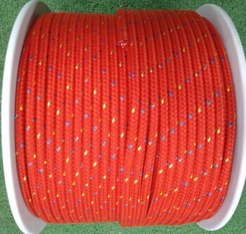 Foto - POLYESTER ROPE, LIROS - NAUTIC SEASTAR COLOR, RED, 8 mm