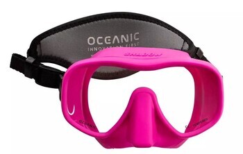 Foto - МАСКА ДЛЯ ДАЙВИНГА- OCEANIC MINI SHADOW, РОЗОВЫЙ