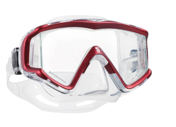 Foto - DIVING MASK- SCUBAPRO CRYSTAL VU, RED