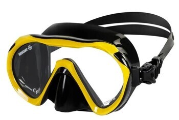 Foto - SUKELDUMISMASK- BEAUCHAT 1 DIVE JUNIOR, KOLLANE