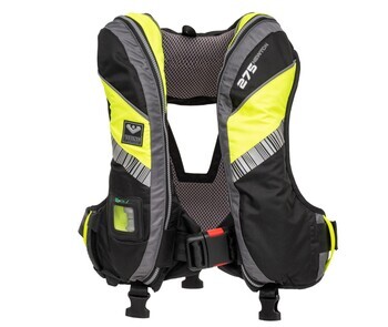 Foto - САМОНАДУВАЮЩИЙСЯ СПАСАТЕЛЬНЫЙ ЖИЛЕТ - VIKING YOUSAFE PRIME 150 N, АВТОМАТ, ЖЕЛТЫЙ/ЧЕРНЫЙ