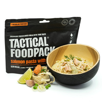 Foto - TACTICAL FOODPACK- SALMON PASTA WITH WHITE WINE