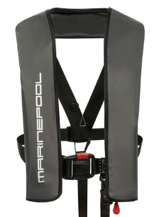 Foto - SELF-INFLATABLE LIFEJACKET- MARINEPOOL 180 N RACER ISO, WB UML, ANTRACITE BLACK