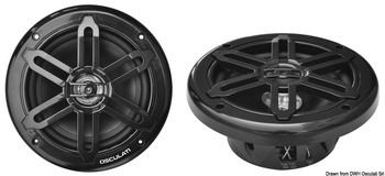 Foto - MARINE SPEAKERS, 2-WAY, 2 x 180 W, BLACK, 232 MM