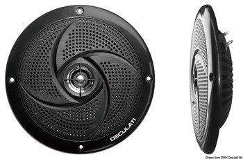 Foto - MARINE SPEAKERS, 2 x 60 W, BLACK, 186 MM