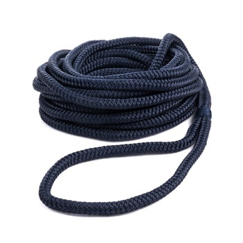 Foto - MOORING LINE WITH EYE, QVARKEN DOCKLINE, NAVY, 12 mm, 6 m