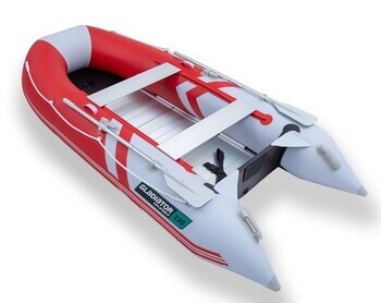 Foto - INFLATABLE BOAT- GLADIATOR B330AD, RED/WHITE