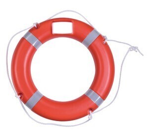 Foto - RING LIFEBUOY, WITH RESCUE LIGHT HOUSING, 40 x 64 cm