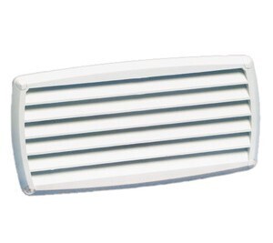 Foto - AIR INTAKE, ABS, 201 x 101 mm,  WHITE