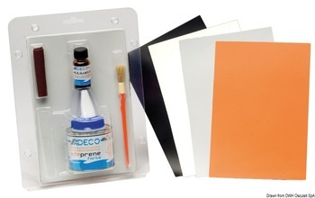 Foto - REPAIR KIT FOR NEOPRENE BOATS, BLACK