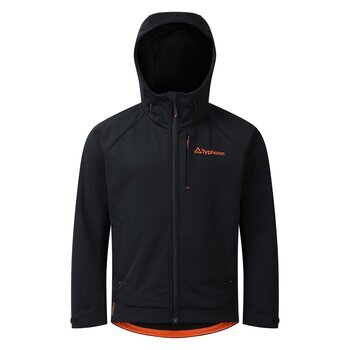Foto - SOFTSHELL JACKET - TYPHOON 2.0, BLACK/SOLAR, L
