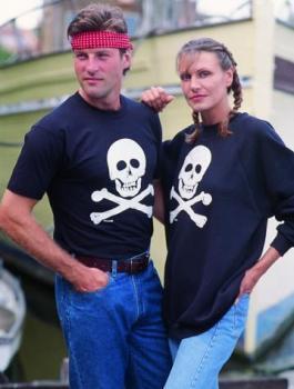 Foto - SKULL AND CROSSBONES T-SHIRT, M