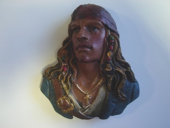 Foto - PIRATE FRIDGE MAGNET- ROGER