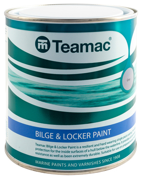 Foto - ТРЮМНАЯ КРАСКА- TEAMAC BILGE PAINT, ЧЁРНАЯ, 1 л