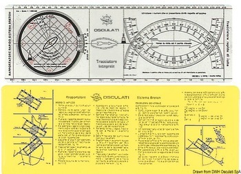 Foto - NAUTICAL COURSE PLOTTER, 35 cm