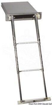 Foto - FOLDABLE LADDER, 3-STEPS, 89 cm