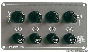 Foto - SWITCH PANEL, 4 POLES