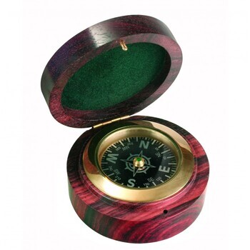 Foto - COMPASS IN ROSEWOOD BOX