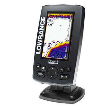 Foto - LOWRANCE ELITE-4 CHIRP ПЛОТТЕР КАРТ / ЭХОЛОТ, 50/83/200, 455/800