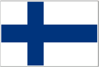 FLAG OF FINLAND, 20 x 30 cm