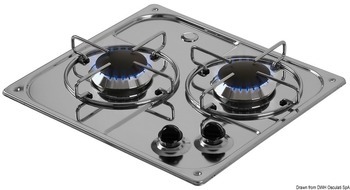 Foto - GAS BURNER, 2-BURNERS, S/S