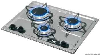 Foto - GAS BURNER, 3-BURNERS, S/S