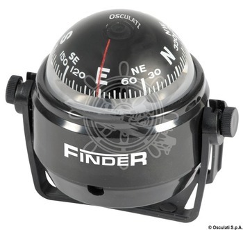 Foto - COMPASS- FINDER, WITH BRACKET, BLACK