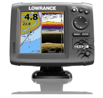 Foto - LOWRANCE HOOK-5, CHIRP + DOWNSCAN™