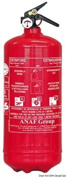 Foto - FIRE EXTINGUISHER POWDER, 3 kg