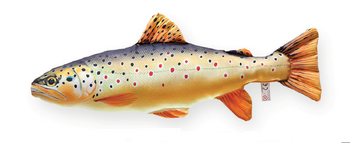 Foto - BROWN TROUT CUSHION, 62 cm