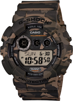 Foto - WATCH- CASIO G-SHOCK CAMO, GD-120CM-5ER