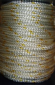 POLYESTER ROPE, BRAIDED, 8 mm w/y
