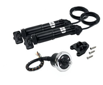 Foto - ELECTRIC TRIM TAB KIT- ULTRAFLEX UFLEX, BLACK / CHROMED