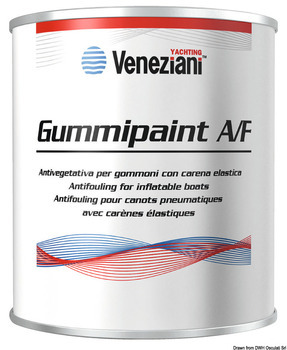 Foto - ANTIFOULING FOR PVC BOATS- VENEZIANI, BLACK, 0.375 l