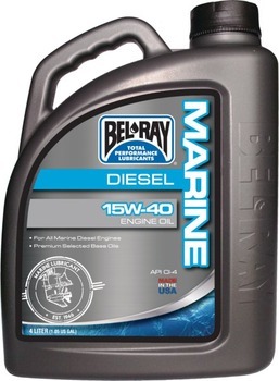 Foto - MARINE DIESEL ENGINE OIL- BELRAY 15W-40, 4 l