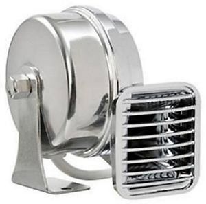 Foto - FLUSH MOUNT HORN, 12 V, CHROMED ABS