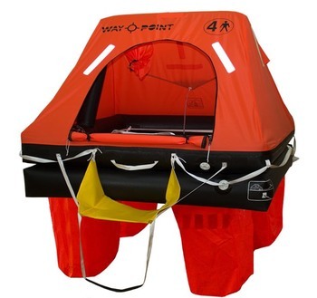 Foto - LIFERAFT FOR 4 PERSONS, WAYPOINT COMMERCIAL, CONTAINER