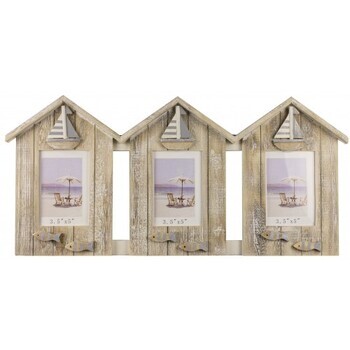 Foto - PHOTO FRAME - BEACH HUTS, WOOD