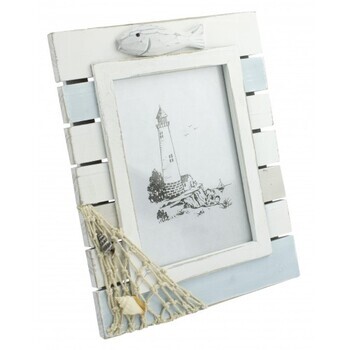 Foto - PHOTO FRAME - SLATED WOOD