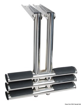 Foto - TELESCOPIC LADDER - DIVER, 3 STEPS, 87 cm