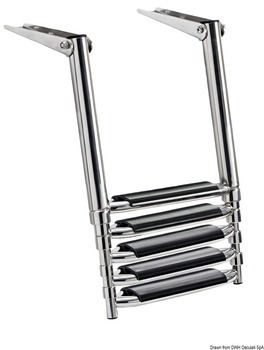 Foto - TELESCOPIC LADDER, 5 STEPS, XL STEPS, 140 cm