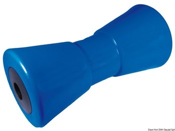 Foto - CENTRAL KEEL ROLLER, 95 x 200 x 21 mm, PVC, BLUE