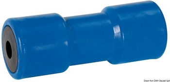 Foto - CENTRAL KEEL ROLLER, 75 x 200 x 21 mm, PVC, BLUE